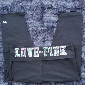 VS PINK yoga capris